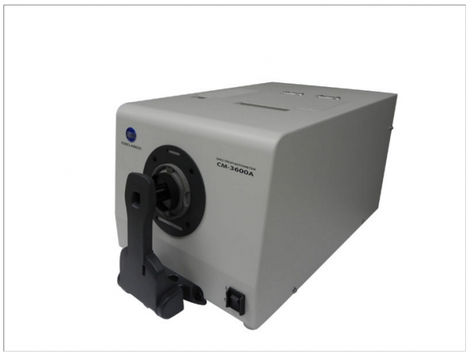 Minolta D / 8 SCI / SCE CM-3600A مقياس الطيف الملون المحمولة بالألوان للانعكاس والانتقال