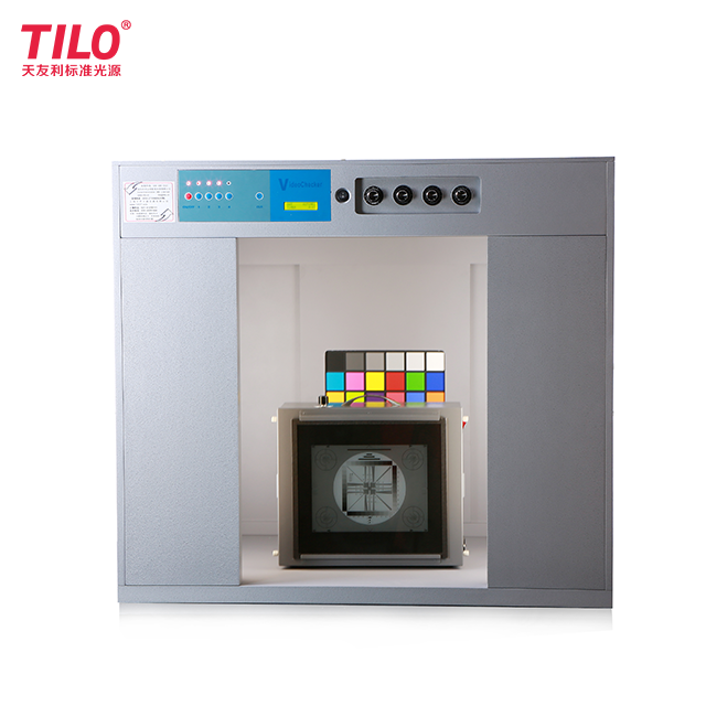 مربع اختيار ألوان عارض الكاميرا TILO VC (3) مع إضاءة قابلة للتعديل ، أربعة مصادر ضوئية D65 ، A ، TL84 ، CWF