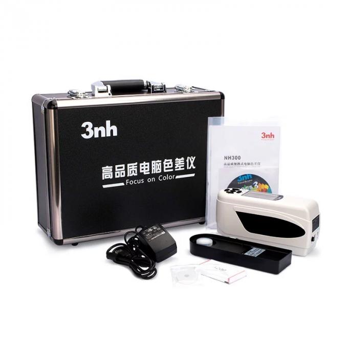3nh رخيصة NH300 مقياس الألوان مقياس الصك متر اللون اختبار أداة مع فتحة قياس 8 ملليمتر